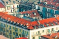 Attics and tiled roofs Royalty Free Stock Photo