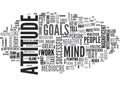 Attitude Adjustment Nine Ways To Transform You From Mediocre To Magnificentword Cloud Royalty Free Stock Photo