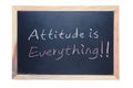 Attitude is everything Royalty Free Stock Photo