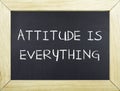 Attitude is Everything Royalty Free Stock Photo