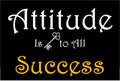 Attitude is key to all success , Quotes for Change mind set , Display sign board, Human Behavior