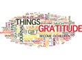 Attitudes And Gratitude Word Cloud Concept