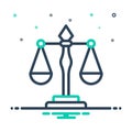 Mix icon for Attorneys, balance and compare