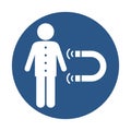 Attract Half Glyph Style vector icon which can easily modify or edit
