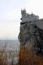 Attraction  Lastochkino gnezdo  castle in the Crimea Royalty Free Stock Photo