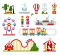 Attractions elements Royalty Free Stock Photo