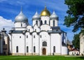 Attractions of Veliky Novgorod, Russia Royalty Free Stock Photo