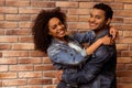 Attractive Afro-American couple