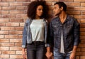 Attractive Afro-American couple