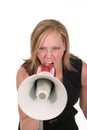 Attractive Aggressive Blonde Business Woman 6