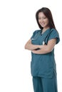 Attractive asian nurse Royalty Free Stock Photo