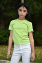 Thin Beautiful Asian Girl Preteen