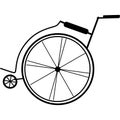 Attractive and Beautifully or Faithfully Designed Black Wheelchair Icon. Wheelchair Vector Icon. Flat Icon Isolated on the White