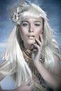 Attractive blond beauty Royalty Free Stock Photo