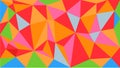 Attractive bright vector polygonal geometric pattern background made of trianle shapes. Polygon design graphic elements for corpor