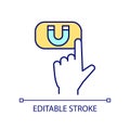 Attractive button RGB color icon Royalty Free Stock Photo