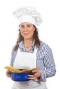 Attractive cook woman Royalty Free Stock Photo