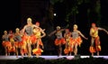 Attractive dancers from Colombia at Folklore Festival stage,Varna Bulgaria Royalty Free Stock Photo