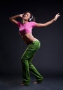 Attractive dancing woman Royalty Free Stock Photo