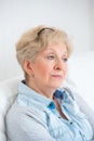 Attractive elegant senior woman relaxing Royalty Free Stock Photo