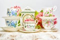 Attractive fine bone china tea cups