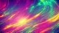 Attractive and futuristic rainbow neon light, data transfer concept background Generative AI