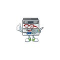 An attractive gamer professional office copier cartoon character design