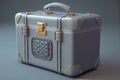 attractive grey suitcase for clothes and cosmetics suitcases for traveling