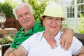 Attractive healthy happy senior couple Royalty Free Stock Photo