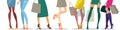 Woman legs in fashionable shoes vector illustration images.