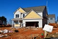 New house under construction Royalty Free Stock Photo