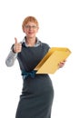 Attractive mature businesswoman Royalty Free Stock Photo