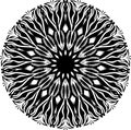 circle mendela attractive pattern design Royalty Free Stock Photo
