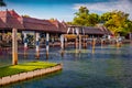 Attractive morning view of Bibione Pineda village, Metropolitan City of Venice, Italy, Europe.