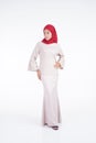 Muslimah fashion portrait concept Royalty Free Stock Photo