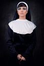 Attractive nun Royalty Free Stock Photo