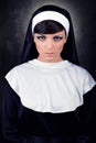 Attractive nun Royalty Free Stock Photo