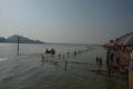 Attractive picture of newly constructed Gaya Ji Rubber Dam in Falgu Ganga of Gaya.
