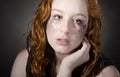 Attractive Red Headed Teenager Royalty Free Stock Photo