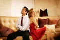 Attractive and rich couple Royalty Free Stock Photo