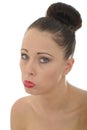 Attractive Sad Miserable Unhappy Young Caucasian Woman In Her Twenties Royalty Free Stock Photo