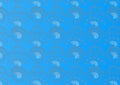 Attractive seamless pattern background on blue.