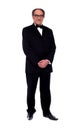Attractive senior man posing in tuxedo Royalty Free Stock Photo