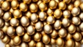 Attractive shiny golden eggs background, close-up shots, rich concept, vitality Generative AI Royalty Free Stock Photo