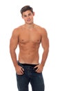 Attractive Shirtless Man Royalty Free Stock Photo