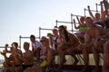 Attractive spectators at Estonian Beach Soccer Championships