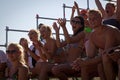 Attractive spectators at Estonian Beach Soccer Championships