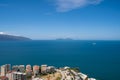 Attractive spring cityscape of Vlore city from Kanines fortress. Captivating morning sescape of Adriatic sea