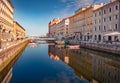 Attractive summer cityscape of Trieste, Italy, Europe.