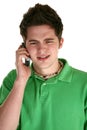 Attractive Teen with Cellphone Royalty Free Stock Photo